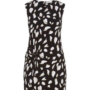 Hugo Boss Enavia asymmetric sleeveless dress